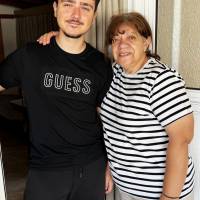 NAXOS - MADRE E HIJO GRIEGOS.