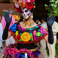 QUINTANA ROO - MUJER REPRESENTATIVA DEL DÍA DE LA MUERTE.