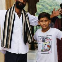 JODHPUR - PADRE E HIJO INDIOS.