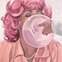 Grease.
Óleo sobre lienzo, 55x46 cm., 2025