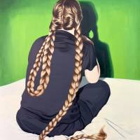 Plaits
Óleo sobre lienzo, 162x146 cm., 2024.