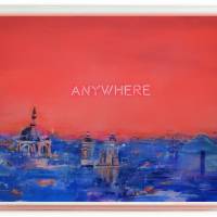 ANYWHERE  / técnica mixta tras metacrilato / 43 x 53 cm