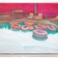 CHOP...   / técnica mixta tras metacrilato / 43 x 53 cm