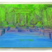 WAITING  / técnica mixta tras metacrilato / 43 x 53 cm