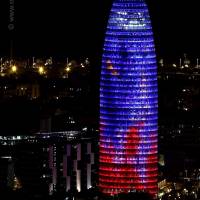 Vista desde el bunker Torre Agbar