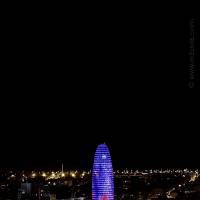 Vista desde el bunker Torre Agbar