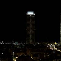Vista desde el bunker Torre Mafre vs Hotel Arts