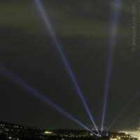 Vista desde el bunker luces de Montjuïc "nublado"