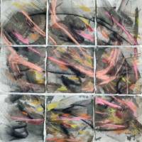 Mixta sobre papel artesanal